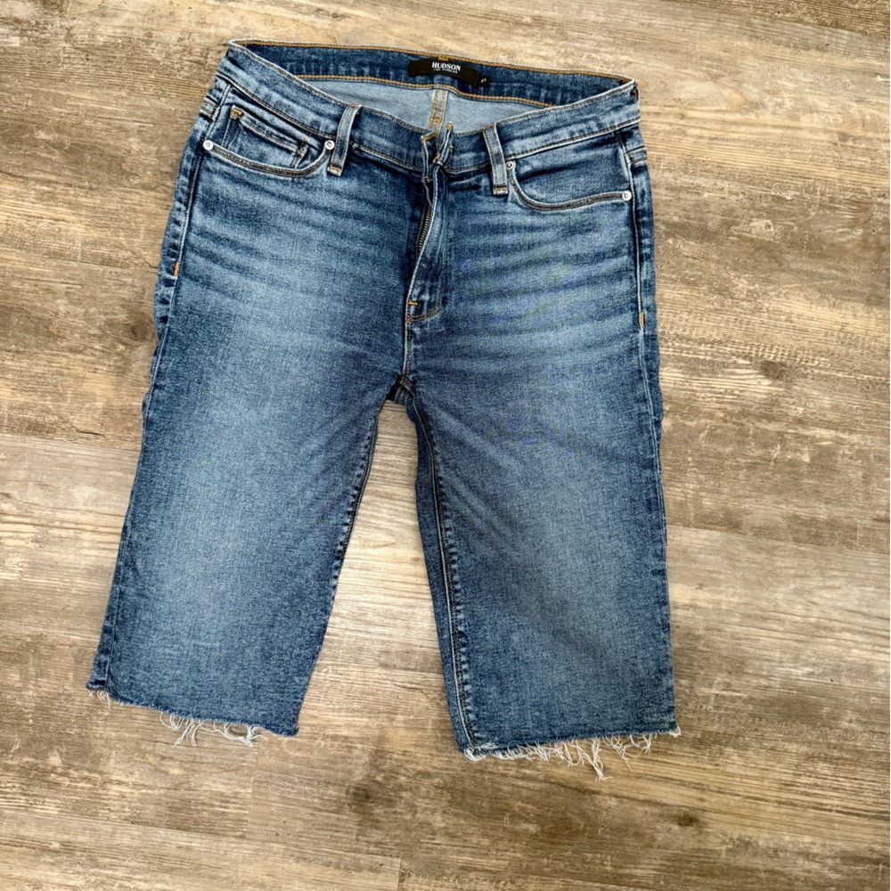 Hudson Jeans Blue knee shorts Denim